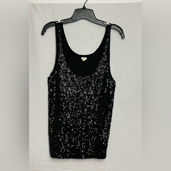 J Crew Factory Sequin Top - Picture 1 of 2